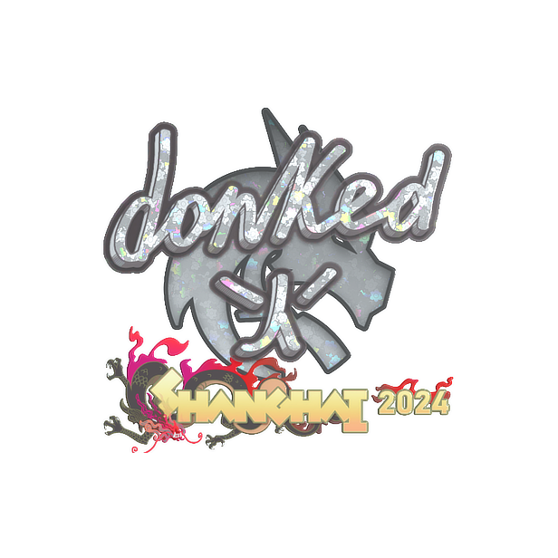 Sticker | donk (Glitter) | Shanghai 2024