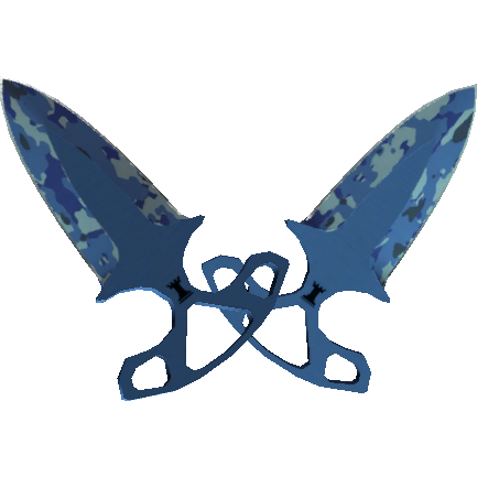 ★ StatTrak™ Shadow Daggers | Bright Water (Minimal Wear)