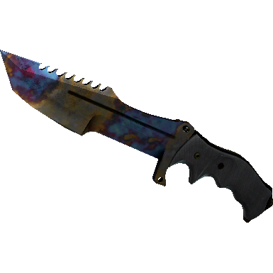 ★ StatTrak™ Huntsman Knife | Case Hardened (Well-Worn)