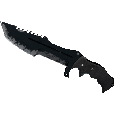★ StatTrak™ Huntsman Knife | Night (Battle-Scarred)