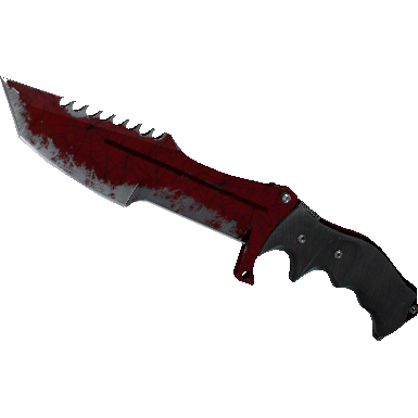 ★ StatTrak™ Huntsman Knife | Crimson Web (Battle-Scarred)