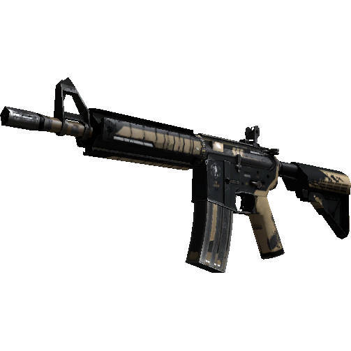 StatTrak™ M4A4 | Desert-Strike (Well-Worn)