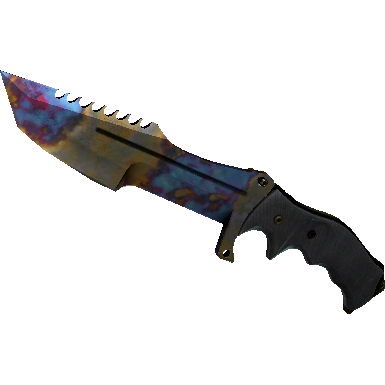 ★ StatTrak™ Huntsman Knife | Case Hardened (Minimal Wear)